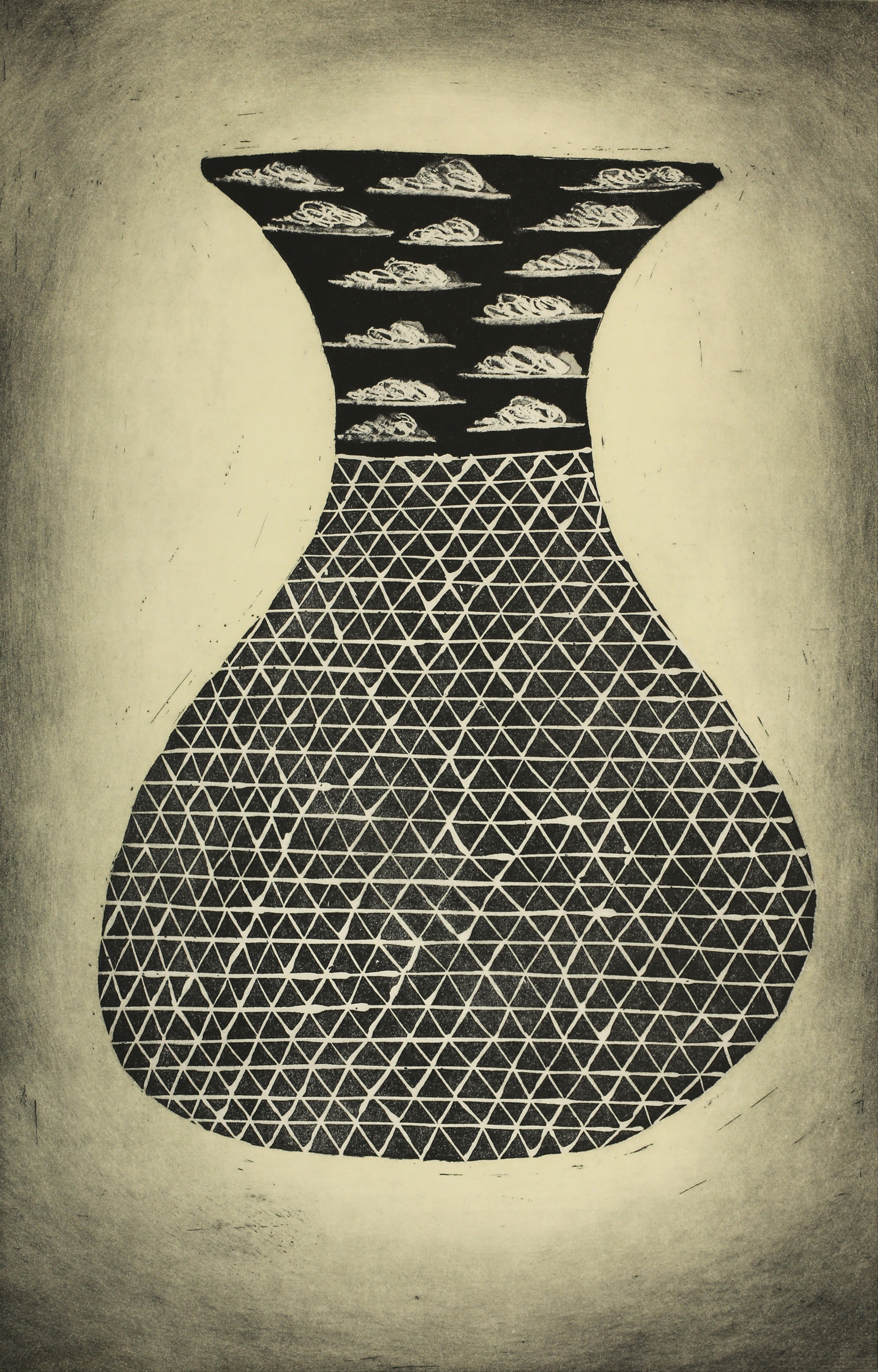 Bulthirrirri Wunuŋmurra, Waŋupini, 2022, etching, paper size; 69 x 49, image size 50 x 32.5cm, Buku pic