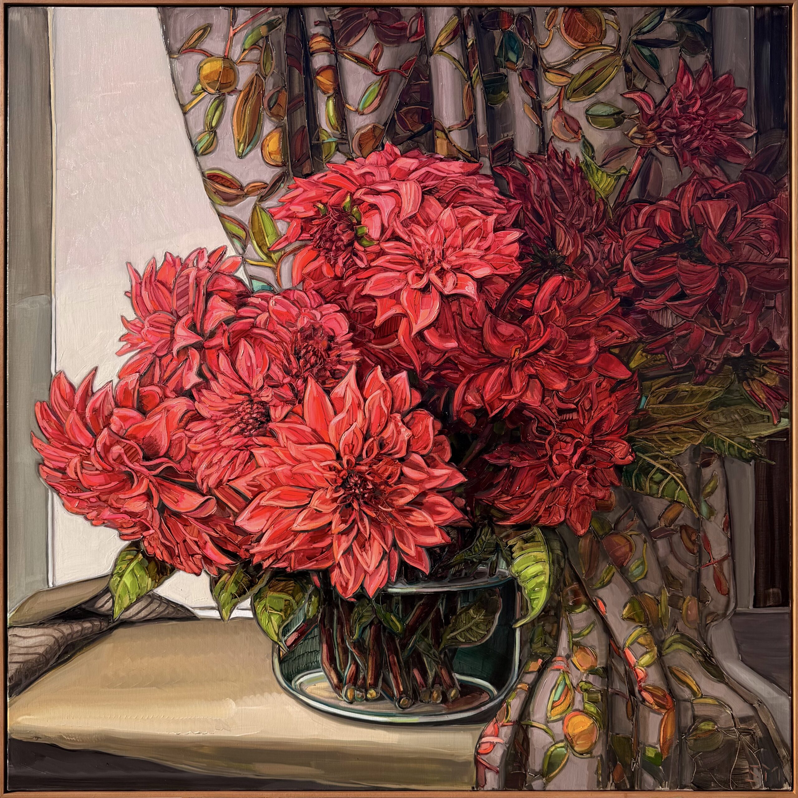 Carlos Watermelon Dahlia Arrangement