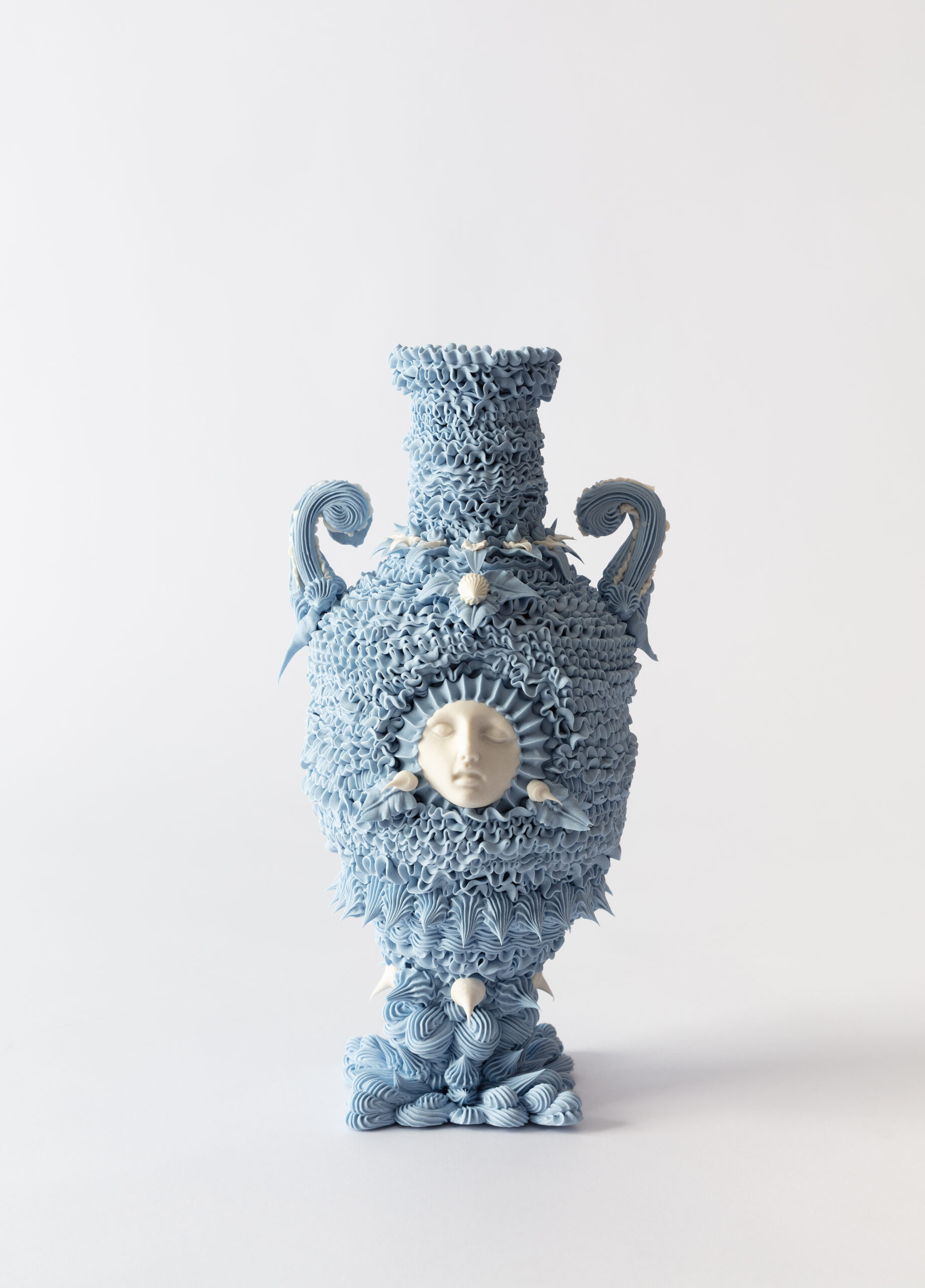 Superfluous Amphora with Volute Handles and Solar Mascaron