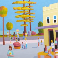 Michael Muir, seasons of emotions, 2024, oil on linen, 122 x 107 cm, $ 19,000